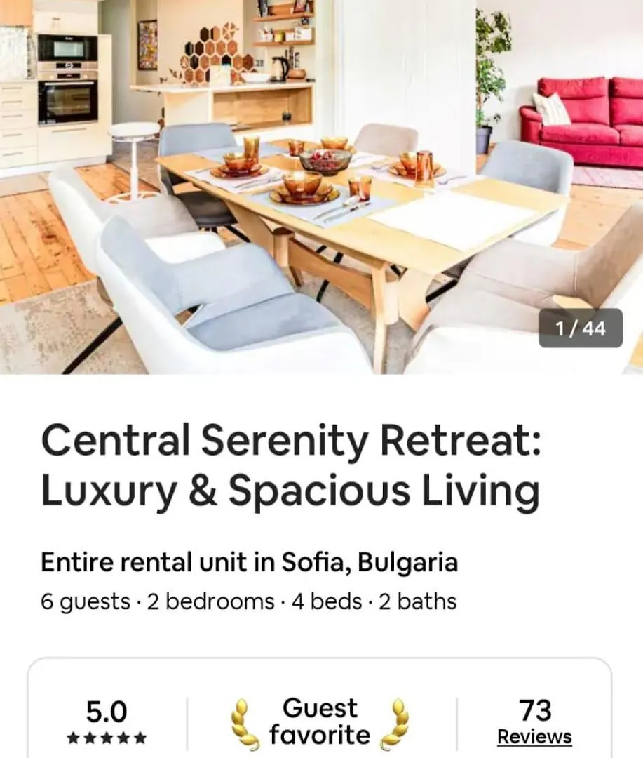 Luxury And Spacious Apartment At The Hearth Of The City Sofia 0*,  Bulgaria